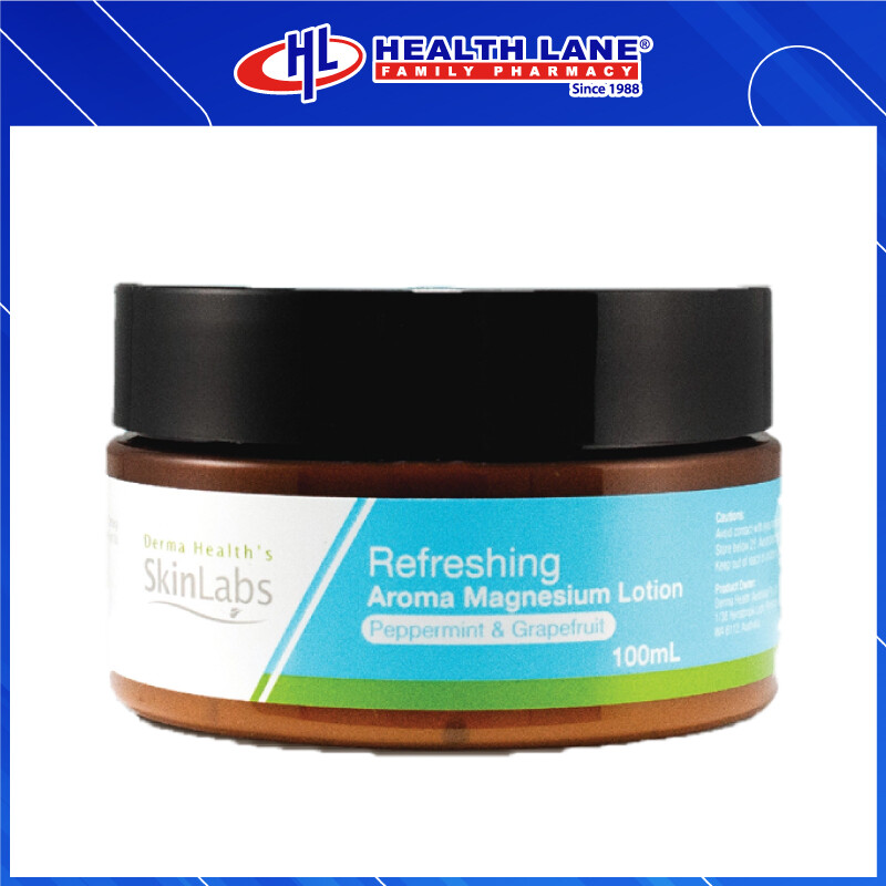 SKINLABS REFRESHING AROMA MAGNESIUM LOTION PEPPERMINT & GRAPEFRUIT (100ML)